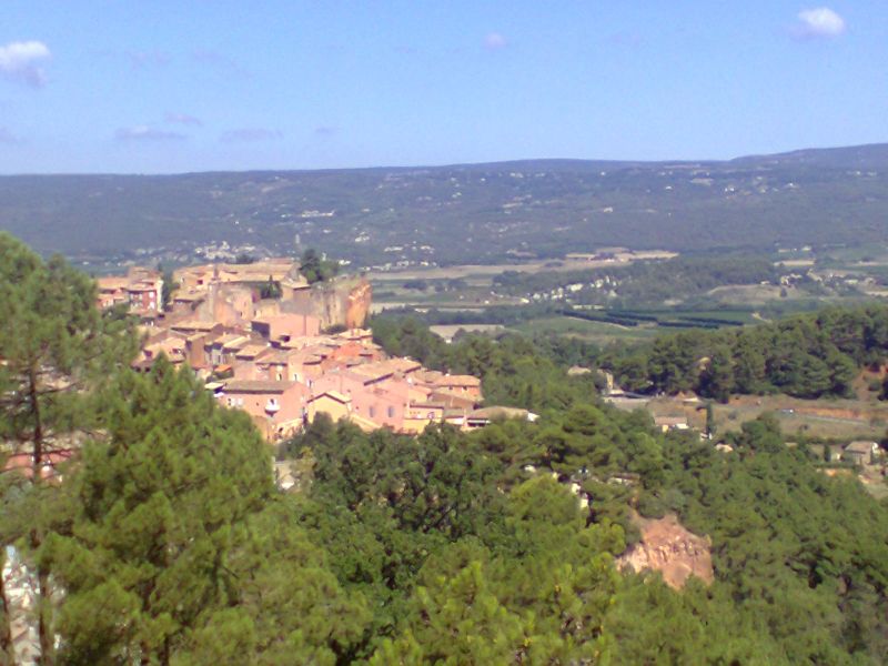 foto 13 Huurhuis van particulieren Roussillon maison Provence-Alpes-Cte d'Azur Vaucluse Zicht op de omgeving