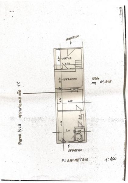 foto 8 Huurhuis van particulieren Palinuro appartement Campani Salerno (provincie) Plattegrond van de woning