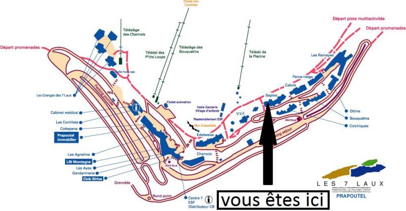 foto 10 Huurhuis van particulieren Les Sept Laux appartement Rhne-Alpes Isre Plattegrond van de woning