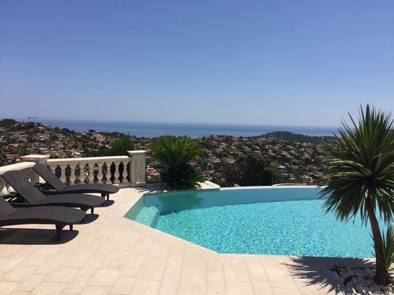 foto 8 Huurhuis van particulieren Sainte Maxime villa Provence-Alpes-Cte d'Azur Var Uitzicht vanaf het terras
