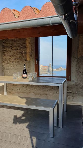 foto 3 Huurhuis van particulieren Collioure appartement Languedoc-Roussillon Pyrnes-Orientales Uitzicht vanaf het terras