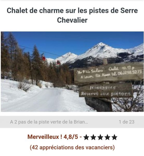 foto 5 Huurhuis van particulieren Serre Chevalier chalet Provence-Alpes-Cte d'Azur Hautes-Alpes