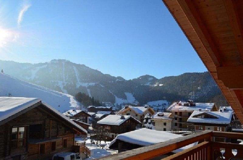 foto 7 Huurhuis van particulieren La Clusaz appartement Rhne-Alpes Haute-Savoie Uitzicht vanaf het balkon