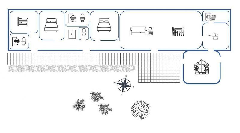 foto 1 Huurhuis van particulieren Veules-les-Roses maison Haute-Normandie Seine-Maritime Plattegrond van de woning