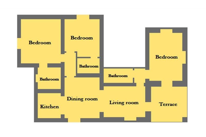 foto 23 Huurhuis van particulieren Siena gite Toscane  Plattegrond van de woning