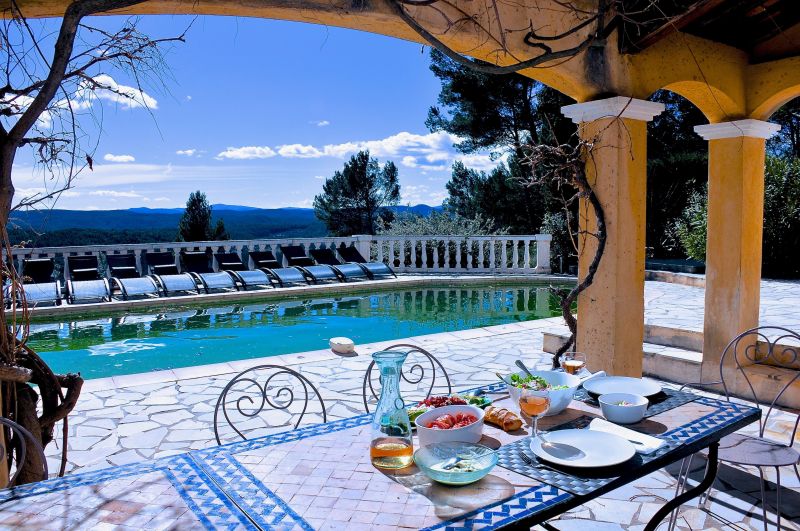 foto 8 Huurhuis van particulieren Entrecasteaux villa Provence-Alpes-Cte d'Azur Var Uitzicht vanaf het terras