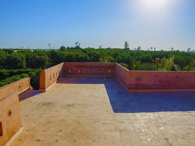foto 11 Huurhuis van particulieren Marrakech villa   Uitzicht vanaf het terras