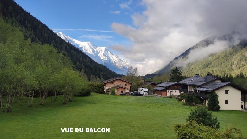 foto 9 Huurhuis van particulieren Chamonix Mont-Blanc appartement Rhne-Alpes Haute-Savoie Uitzicht vanaf het balkon