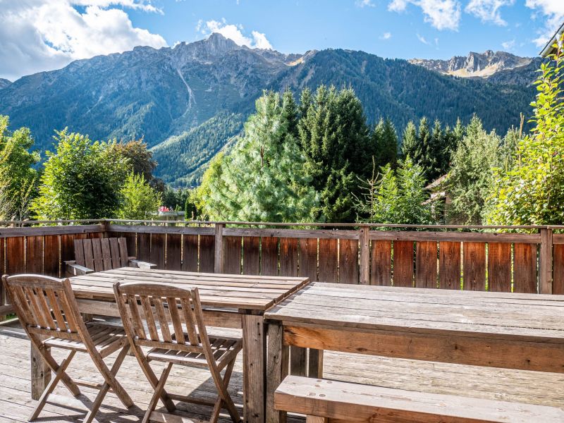 foto 7 Huurhuis van particulieren Chamonix Mont-Blanc appartement Rhne-Alpes Haute-Savoie Uitzicht vanaf het terras