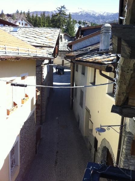 foto 7 Huurhuis van particulieren Sauze d'Oulx appartement Piemonte Turijn (provincie) Uitzicht vanaf het balkon