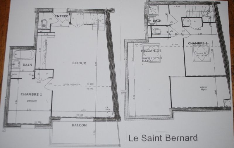 foto 17 Huurhuis van particulieren Les Arcs appartement Rhne-Alpes Savoie Plattegrond van de woning