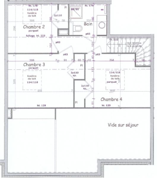 foto 14 Huurhuis van particulieren Les Arcs appartement Rhne-Alpes Savoie Plattegrond van de woning