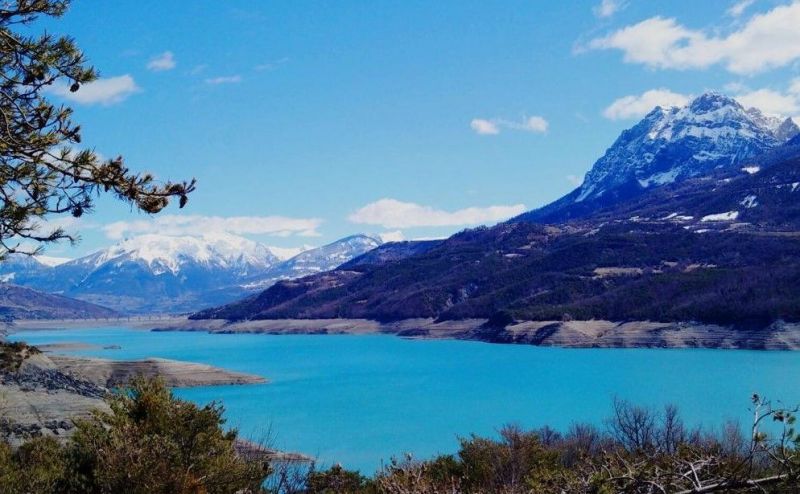 foto 0 Huurhuis van particulieren Savines-le-Lac mobilhome Provence-Alpes-Cte d'Azur Hautes-Alpes Uitzicht vanaf het terras