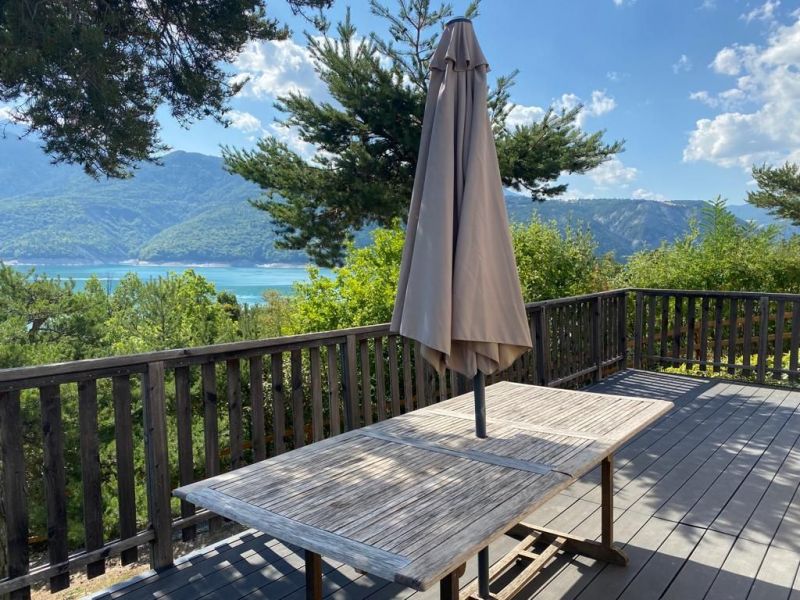 foto 7 Huurhuis van particulieren Savines-le-Lac mobilhome Provence-Alpes-Cte d'Azur Hautes-Alpes Terras