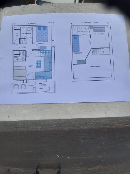 foto 3 Huurhuis van particulieren La Plagne appartement Rhne-Alpes Savoie Plattegrond van de woning