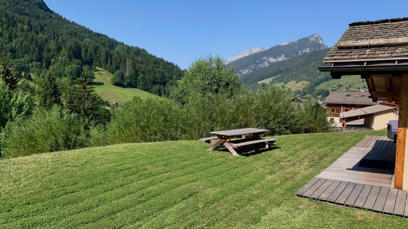 foto 4 Huurhuis van particulieren Le Grand Bornand appartement Rhne-Alpes Haute-Savoie Uitzicht vanaf het terras