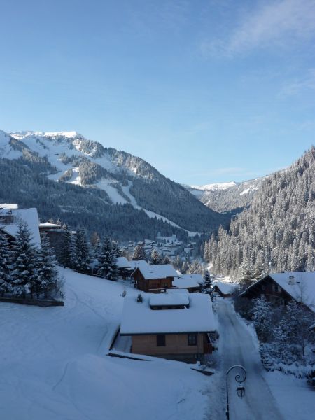 foto 10 Huurhuis van particulieren Chtel appartement Rhne-Alpes Haute-Savoie Uitzicht vanaf het balkon