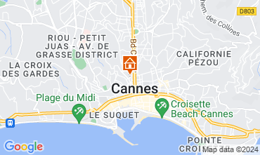 Kaart Cannes Appartement 128748