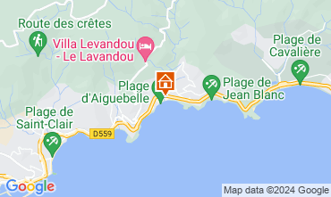 Kaart Le Lavandou Appartement 117256
