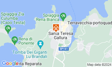 Kaart Santa Teresa di Gallura Appartement 20966