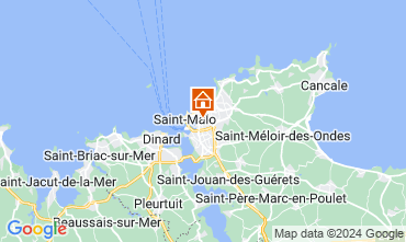 Kaart Saint Malo Appartement 36236