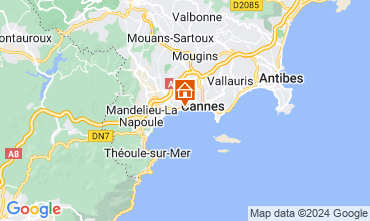 Kaart Cannes Appartement 62604