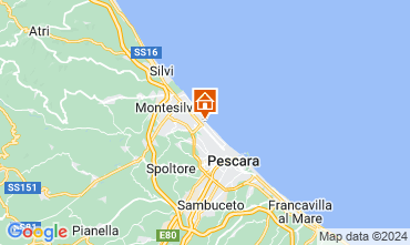 Kaart Pescara Appartement 87229