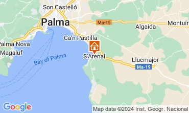 Kaart Palma de Mallorca Appartement 126799