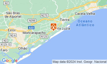 Kaart Luz de Tavira Vakantiehuis 125287