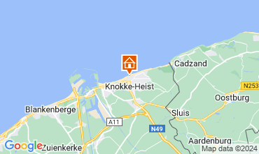 Kaart Knokke-het-Zoute Studio 123342