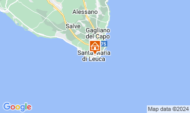 Kaart Santa Maria di Leuca Appartement 120965