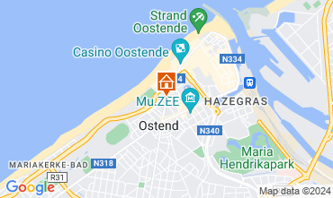 Kaart Oostende Appartement 122360