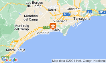 Kaart Cambrils Appartement 114030