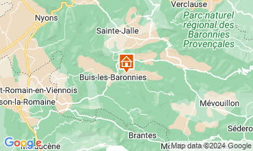 Kaart Buis les Baronnies Vakantiehuis 119474