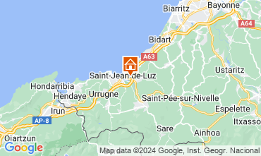 Kaart Saint Jean de Luz Huis 122998