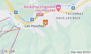 Kaart Les Houches Chalet 1412