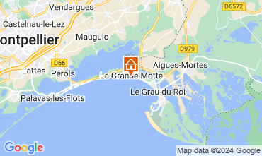 Kaart La Grande Motte Studio 127945