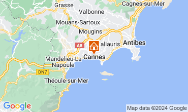Kaart Cannes Appartement 58684