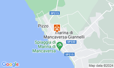 Kaart Marina di Mancaversa Appartement 125461
