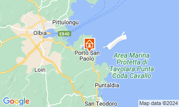 Kaart Porto San Paolo Appartement 89434