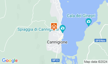 Kaart Cannigione Appartement 112050