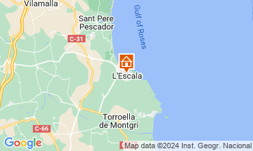 Kaart L'Escala Villa 127465