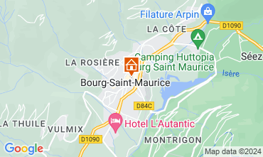 Kaart Bourg saint Maurice Appartement 286
