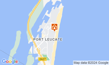 Kaart Port Leucate Appartement 85465