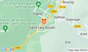 Kaart Saint Lary Soulan Appartement 90823