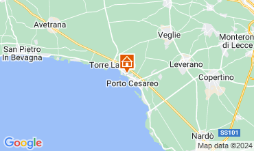 Kaart Porto Cesareo Appartement 103263