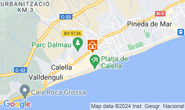 Kaart Calella de Mar Appartement 8169