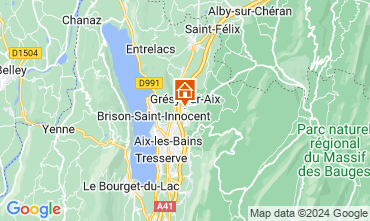 Kaart Aix Les Bains Appartement 128852