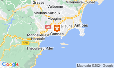 Kaart Cannes Appartement 94822