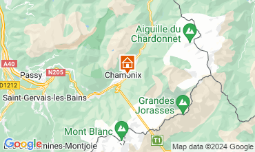 Kaart Chamonix Mont-Blanc Appartement 127834